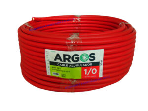 CABLE P/BATERIA 1/0 ROJO ARGOS
