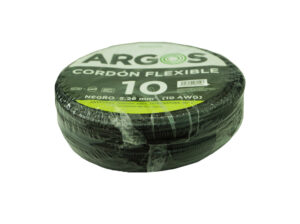 CABLE AHULADO NEGRO # 10 ARGOS