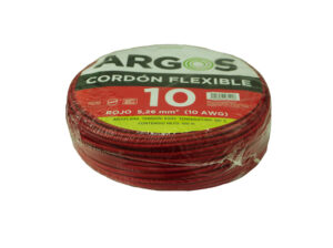 CABLE AHULADO ROJO # 10 ARGOS