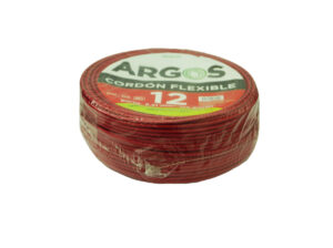 CABLE AHULADO ROJO # 12 ARGOS