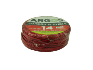 CABLE AHULADO ROJO # 14 ARGOS