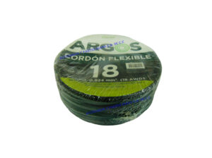 CABLE AHULADO NEGRO # 18 ARGOS