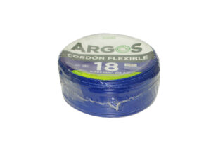 CABLE AHULADO AZUL # 18 ARGOS