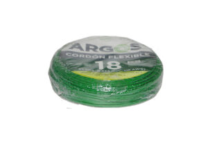 CABLE AHULADO VERDE # 18 ARGOS