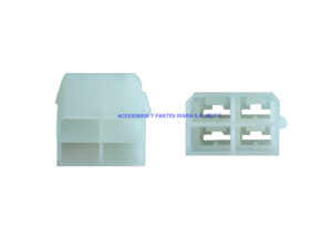 CONECTOR FASTON 4 VIAS MACHO