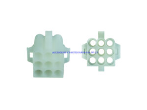 CONECTOR FASTON 9 VIAS MACHO