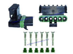 CONECTOR PK MACHO 6 VIAS COMPLETO