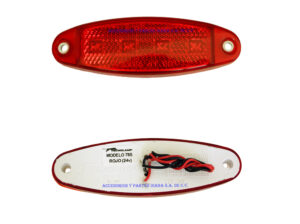 PLAFON SALMON LED ROJO 12-24V