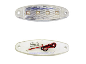 PLAFON SALMON CRISTAL LED BLANCO 12-24V