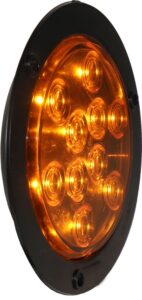 PLAFON 4" AMBAR 10 LED BASE ABS S/CONECT