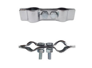 SOPORTE CROMADO PARA BOTON DUAL